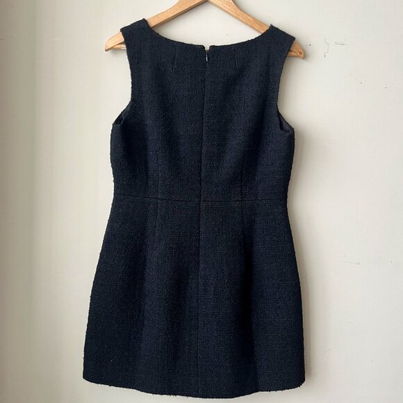 J Crew Sophia sleeveless dress with jewel buttons in black Size 8 - Picture 6 of 11